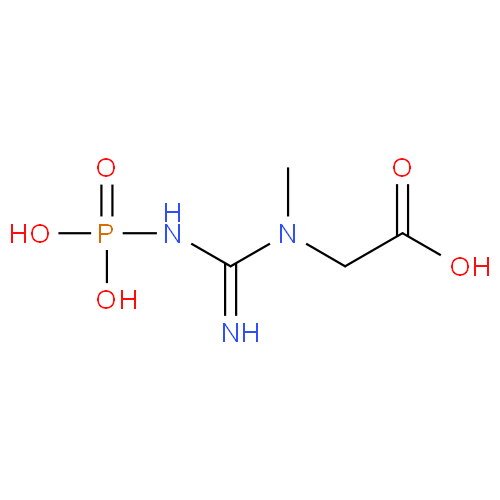 Структурная формула Фосфокреатин