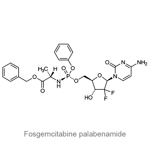 Структурная формула Фосгемцитабин палабенамид
