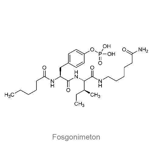 Структурная формула Фосгониметон