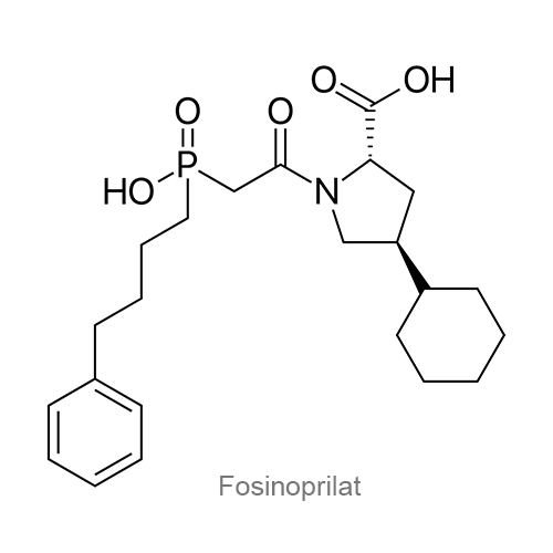 Структурная формула Фозиноприлат