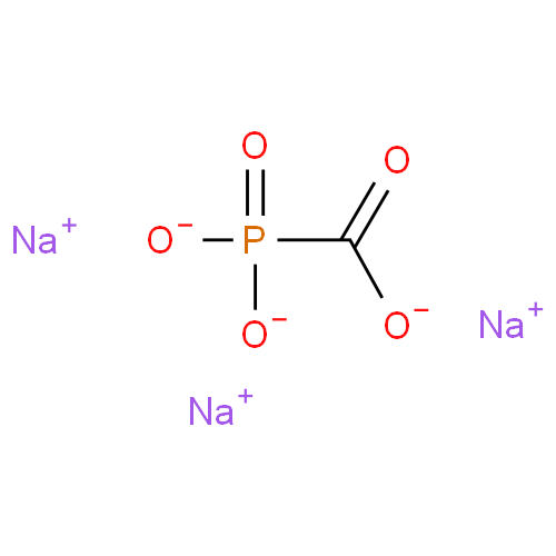 Фоскарнет натрия структурная формула
