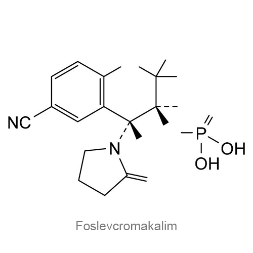Структурная формула Фослевкромакалим