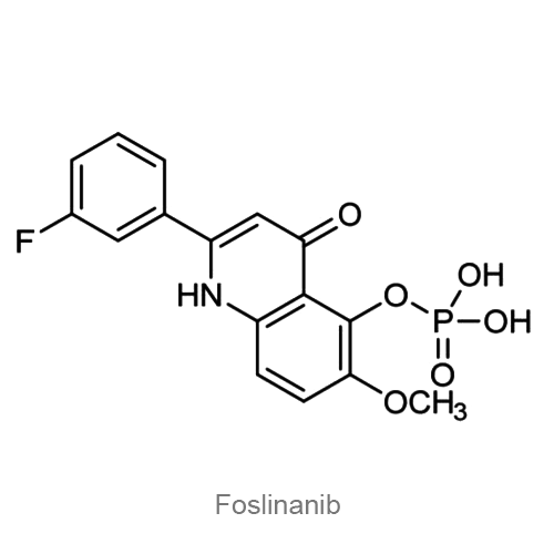 Структурная формула Фослинаниб