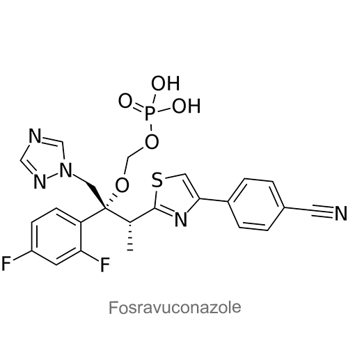Фосравуконазол структурная формула