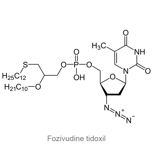 Фозивудин тидоксил структурная формула