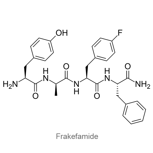 Структурная формула Фракефамид