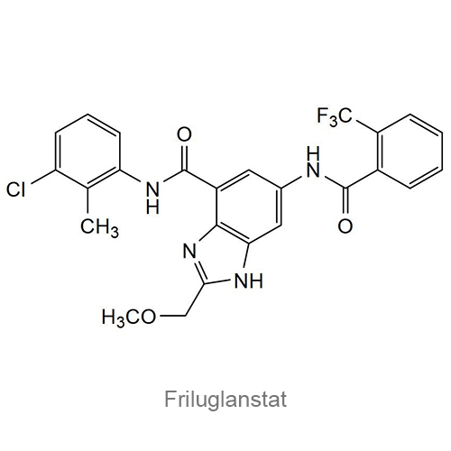Структурная формула Фрилугланстат