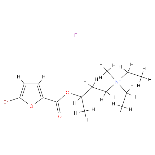 Структурная формула Фуброгония йодид