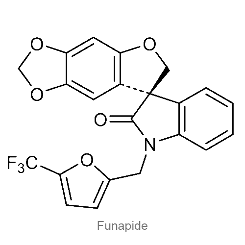 Фунапид структурная формула