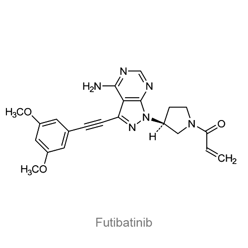 Футибатиниб структурная формула