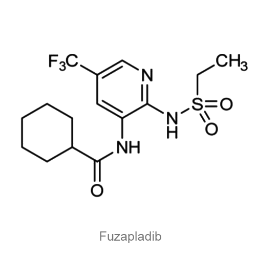Структурная формула Фузапладиб