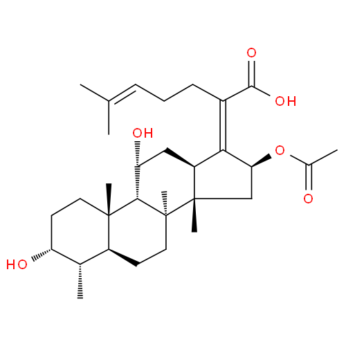 Фузидовая кислота структурная формула