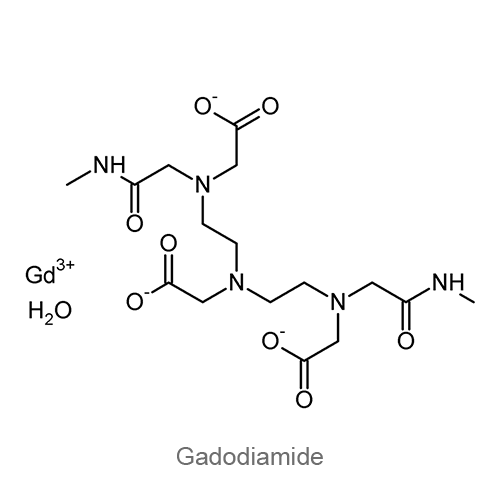 Структурная формула Гадодиамид