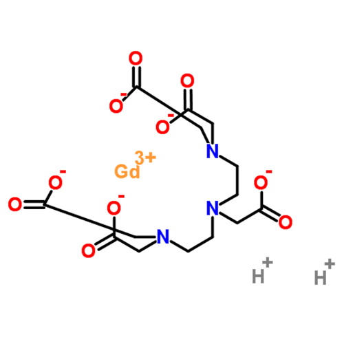 Структурная формула Гадопентетовая кислота