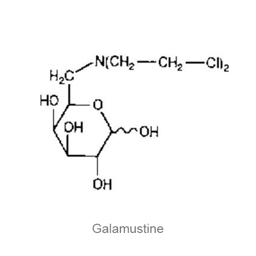Структурная формула Галамустин