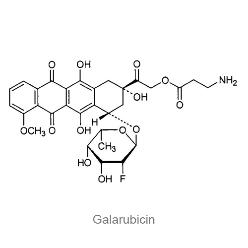 Структурная формула Галарубицин