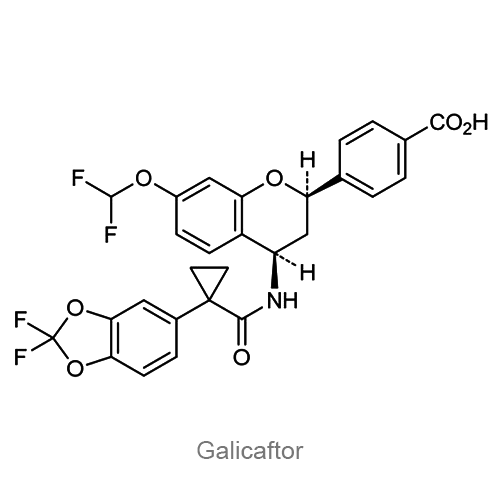Структурная формула Галикафтор