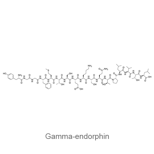 Гамма-эндорфин структурная формула