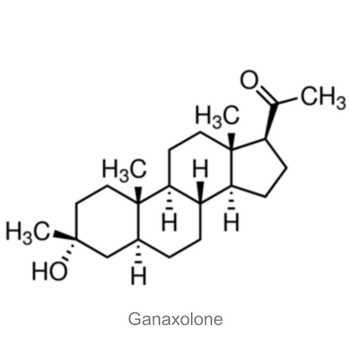 Структурная формула Ганаксолон