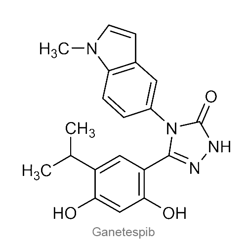Структурная формула Ганетеспиб