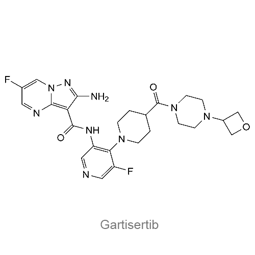 Гартисертиб структурная формула