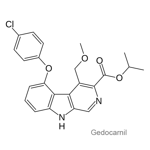 Структурная формула Гедокарнил