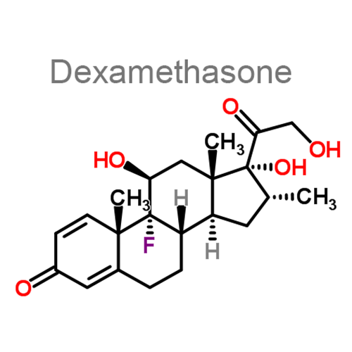 Структурная формула 2 Гентамицин + Дексаметазон