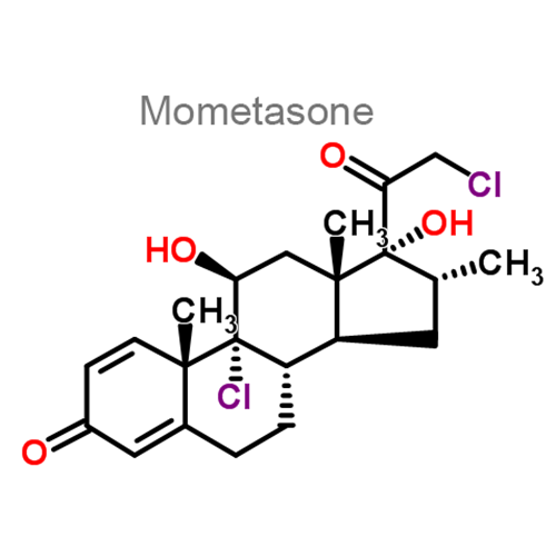 Гентамицин + Декспантенол + Мометазон + Эконазол структурная формула 3
