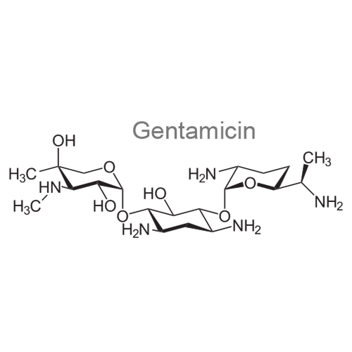 Гентамицин + Фузидовая кислота структурная формула