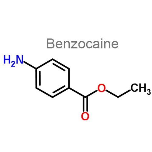 Структурная формула 2 Гепарин натрия + Бензокаин