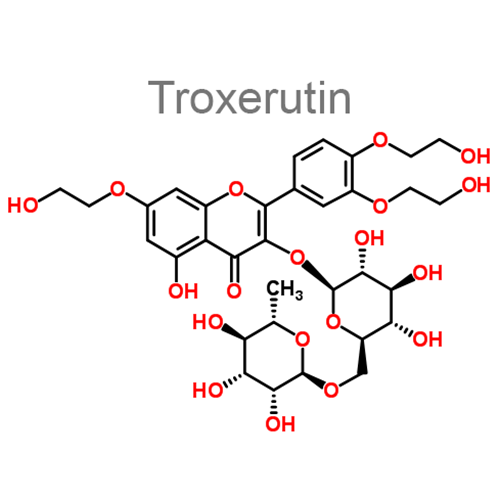 Структурная формула 3 Гепарин натрия + Декспантенол + Троксерутин