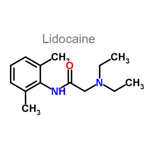Структурная формула 2 Гепарин натрия + Лидокаин + Преднизолон