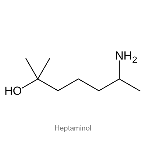Гептаминол структурная формула