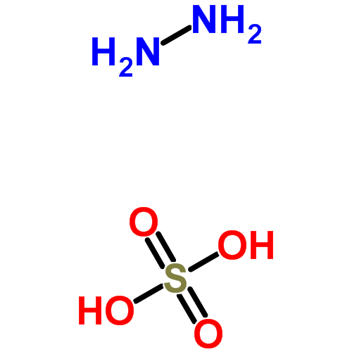 Структурная формула Гидразина сульфат