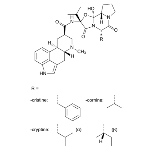 Гидрохлоротиазид + Дигидроэрготоксин + Резерпин структурная формула 2