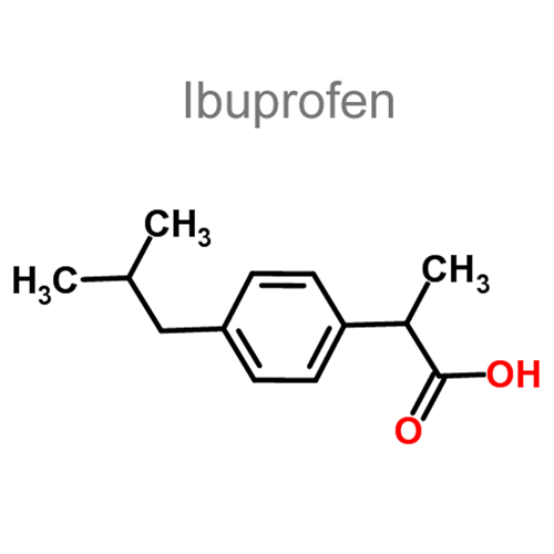 Структурная формула 2 Гидрокодон + Ибупрофен