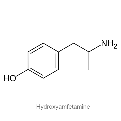 Гидроксиамфетамин структурная формула