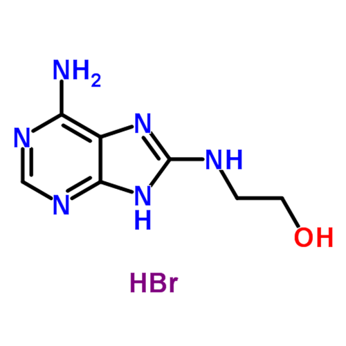 Структурная формула Гидроксиэтиламиноаденин