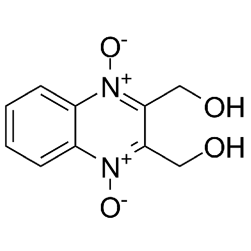 Структурная формула Гидроксиметилхиноксалиндиоксид + Изониазид