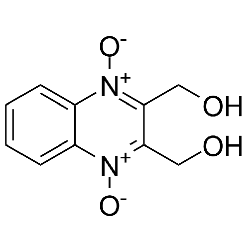 Структурная формула Гидроксиметилхиноксалиндиоксид + Тримекаин