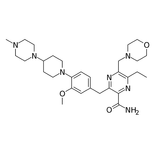 Структурная формула Гилтеритиниб