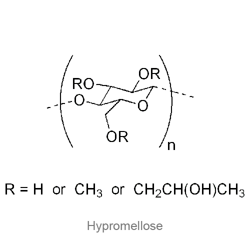 Структурная формула Гипромеллоза