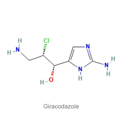 Структурная формула Гиракодазол