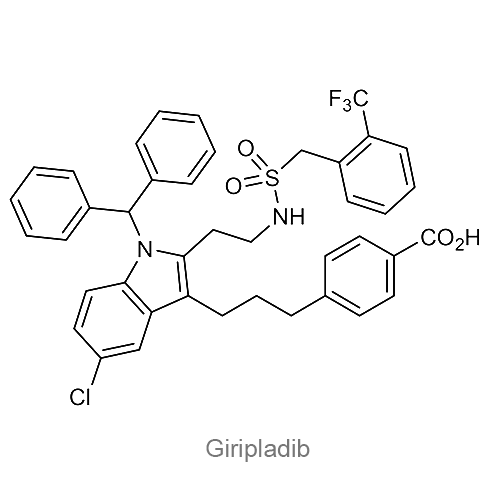 Структурная формула Гирипладиб