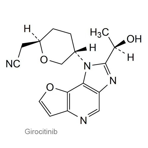 Гироцитиниб структурная формула