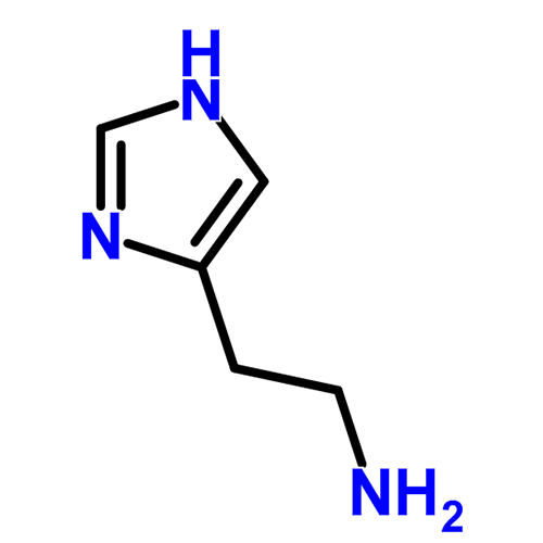 Структурная формула Гистамин
