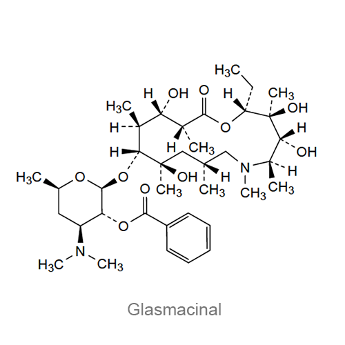 Структурная формула Глазмацинал