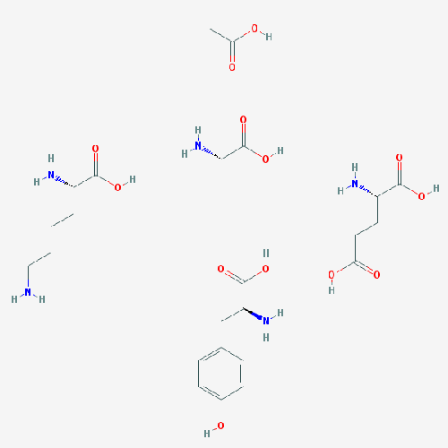 Структурная формула Глатирамера ацетат