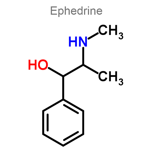 Структурная формула 2 Глауцин + Эфедрин + [Шалфея масло]