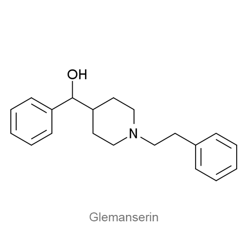 Структурная формула Глемансерин